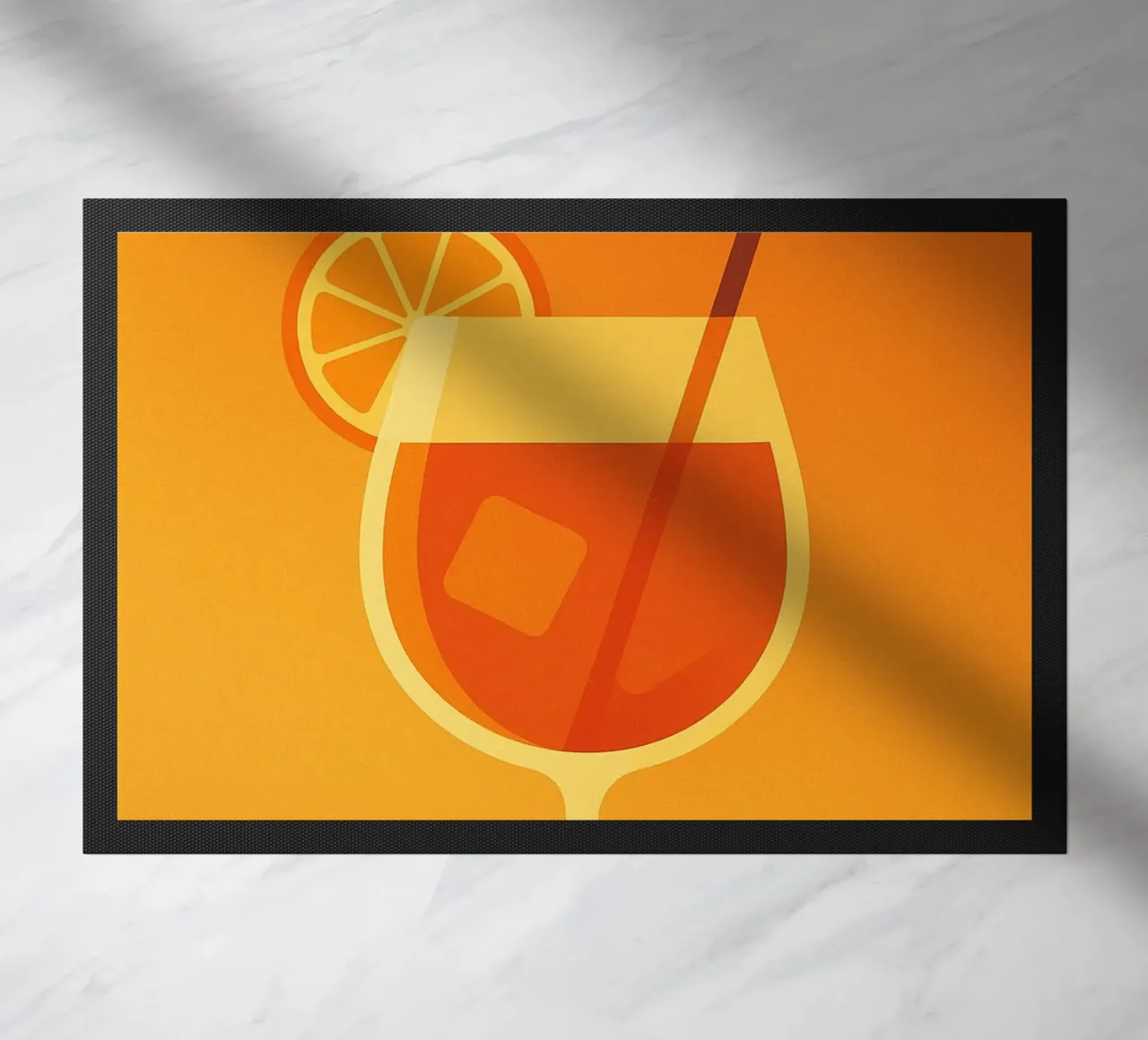 SPRITZ - Der Geschmack des Sommers als Poster Fußmatte von Boissons - Affiches & posters - Retro