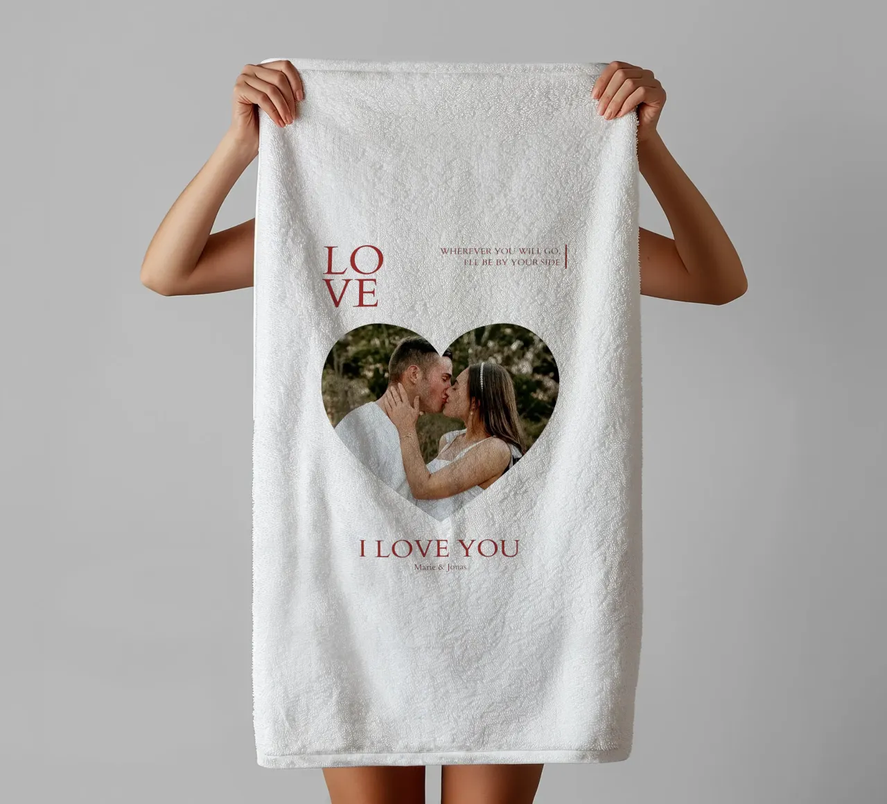 Love asciugamano da bagno da Kartenliebe