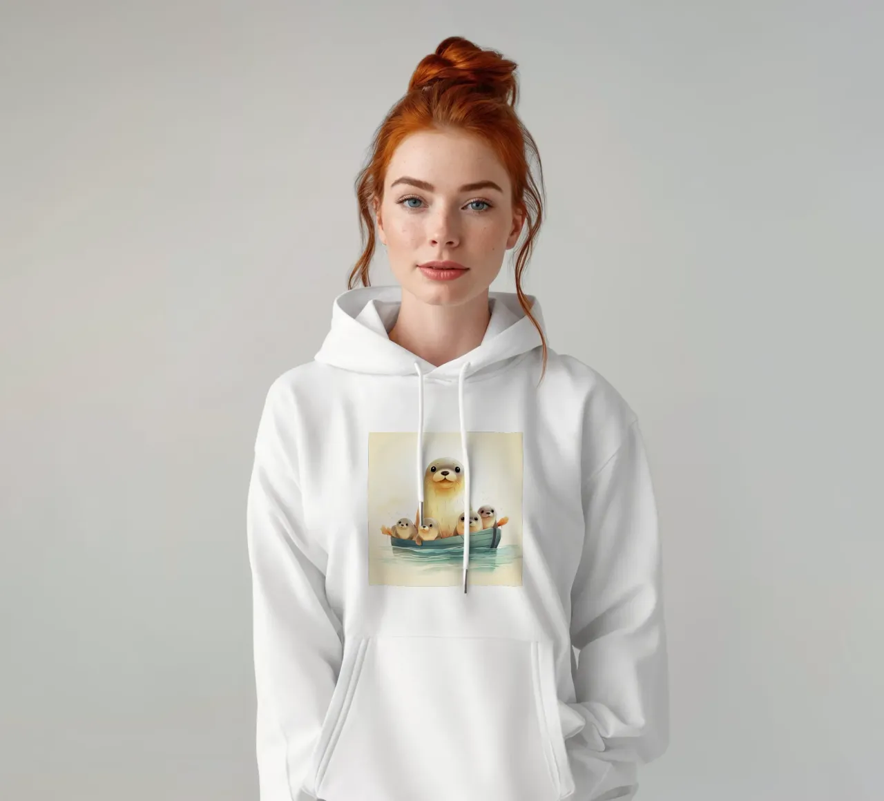 Pandilla Retro Seal sudadera con capucha de Funny Animals