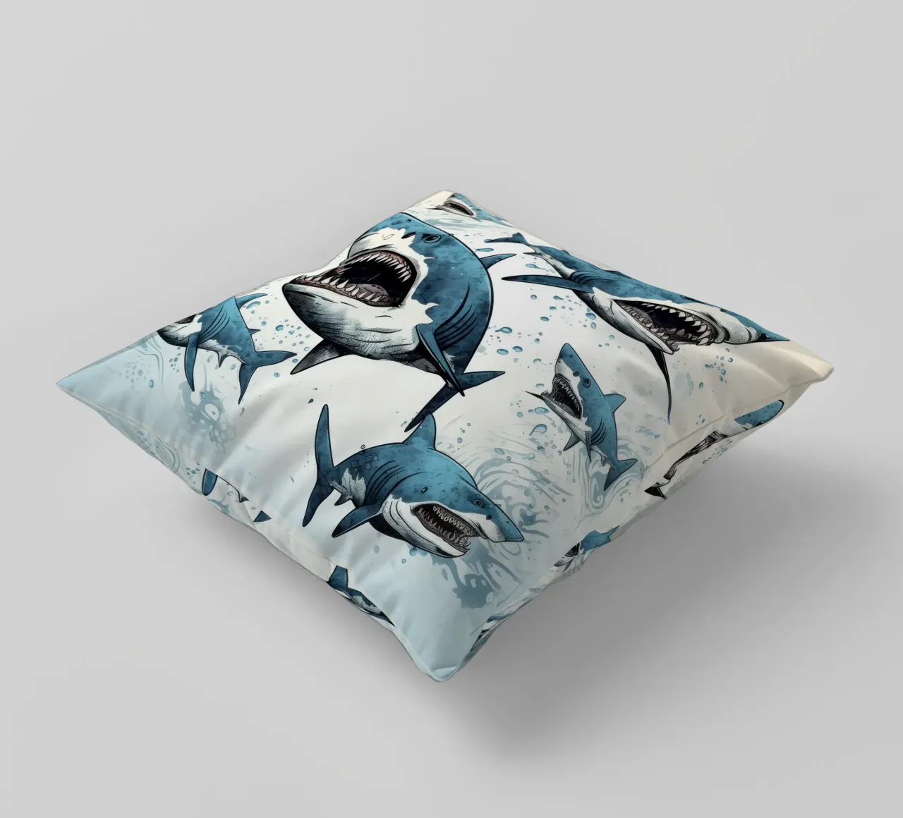 Retro Shark Gang cuscino da Funny Animals