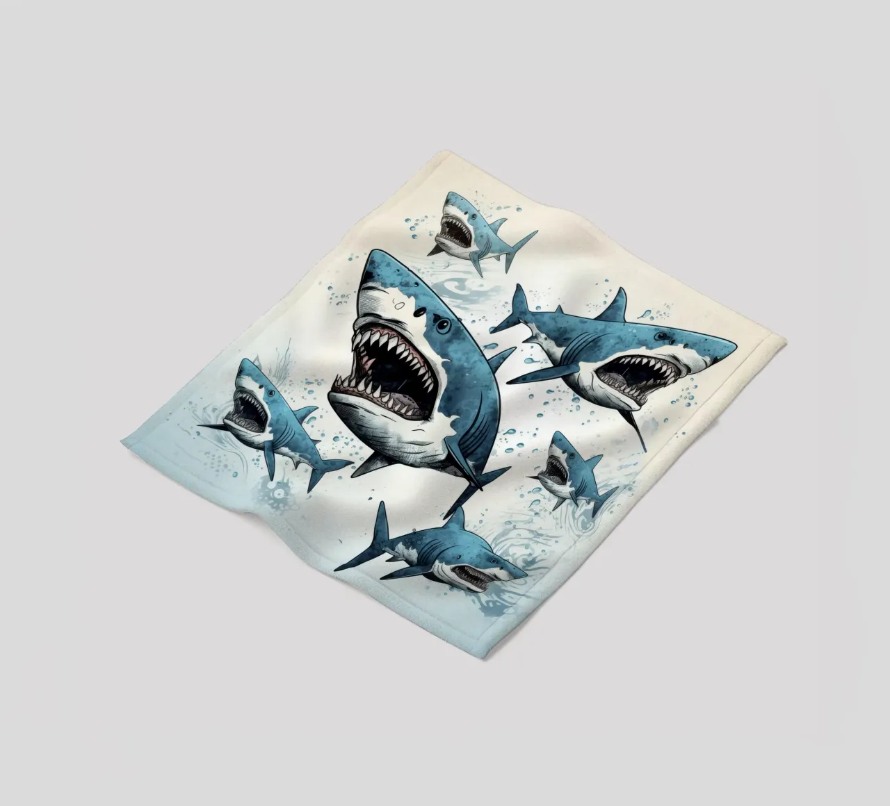Retro Shark Gang coperta in pile da Funny Animals