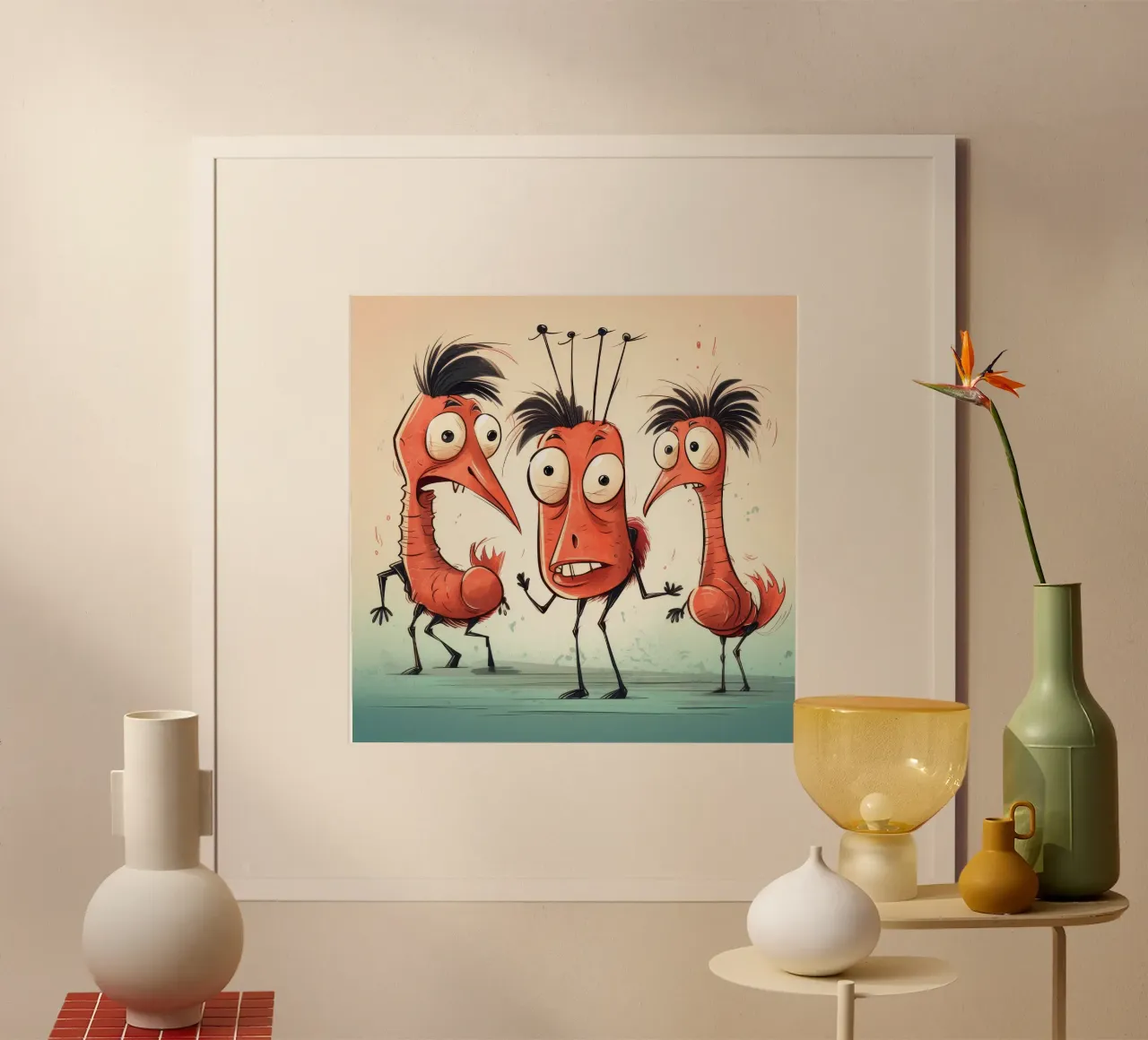 Pandilla de gambas retro hahnemühle de Funny Animals