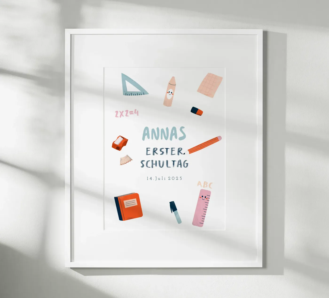 Schulzeug Poster von Kartenliebe