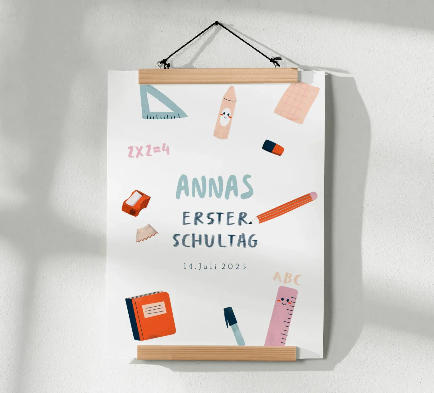 Schulzeug Poster von Kartenliebe