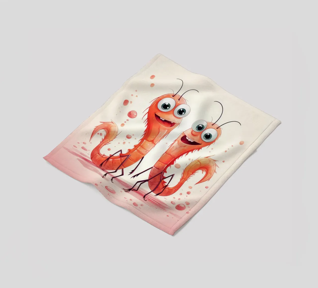 Duo di gamberi retrò coperta in pile da Funny Animals