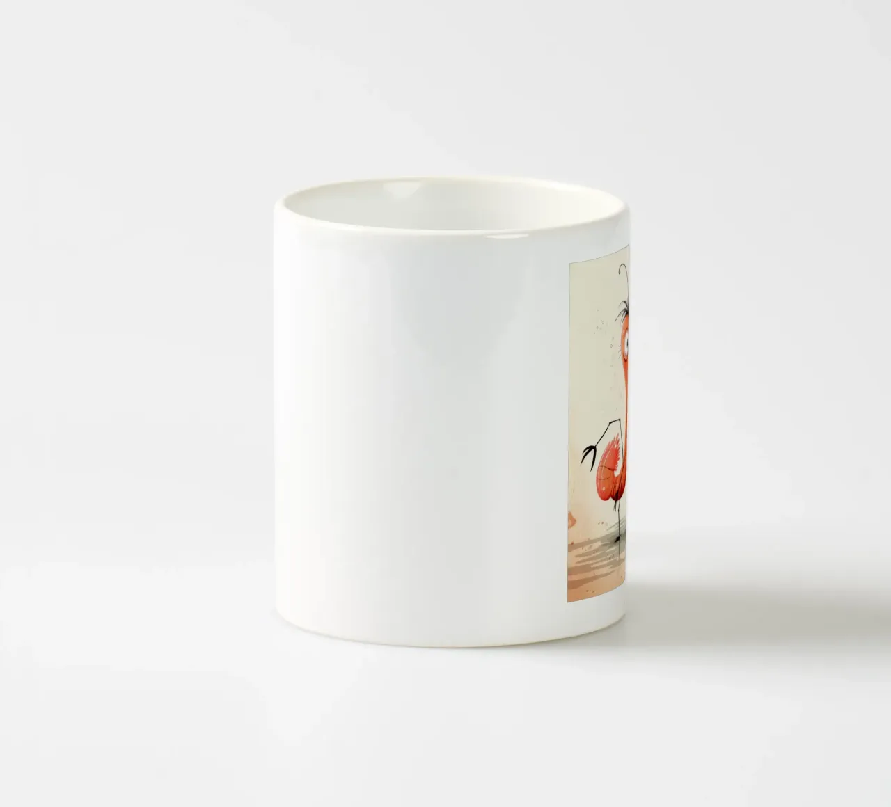 Duo di gamberi retrò tazza in ceramica da Funny Animals