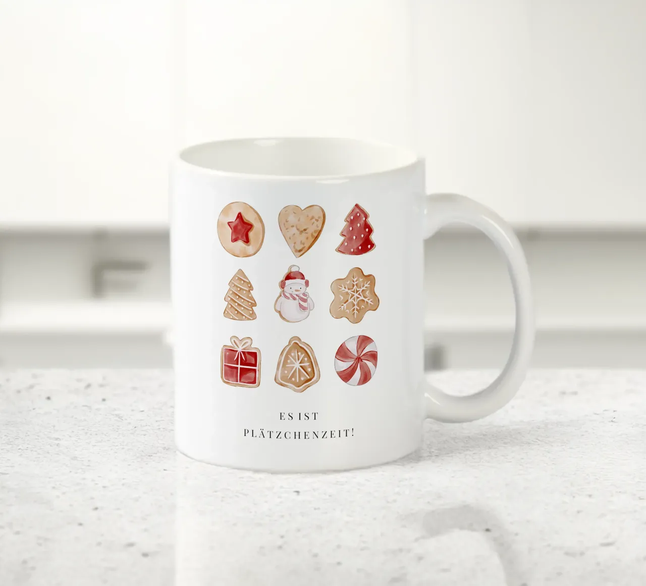 Plätzchen ceramic mug by Kartenliebe