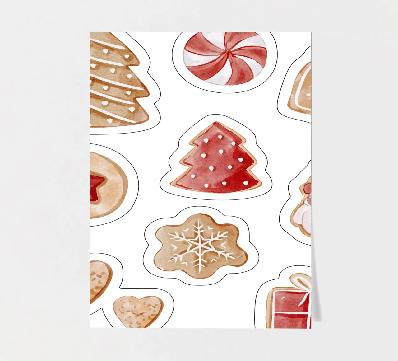 Plätzchen sticker sheet by Kartenliebe