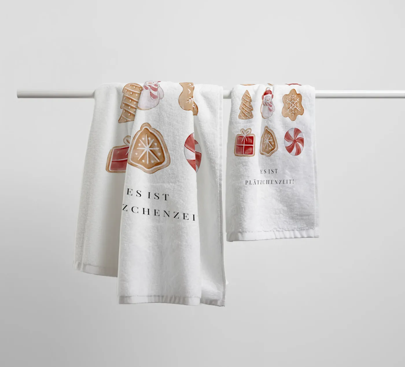 Plätzchen badhanddoek van Kartenliebe