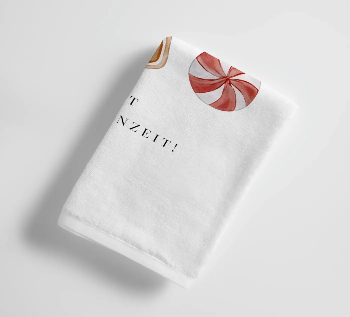 Plätzchen badhanddoek van Kartenliebe