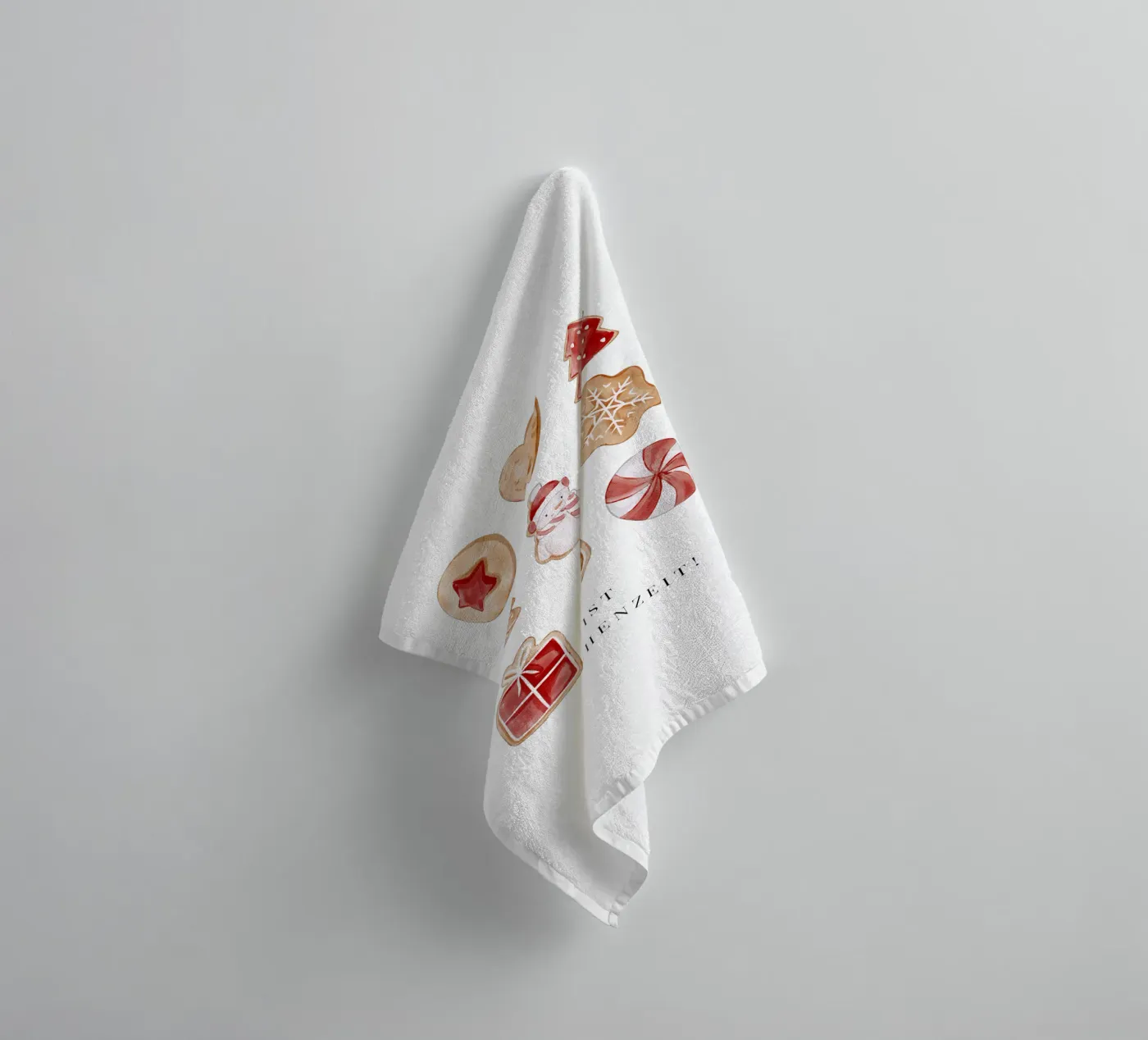 Plätzchen badhanddoek van Kartenliebe