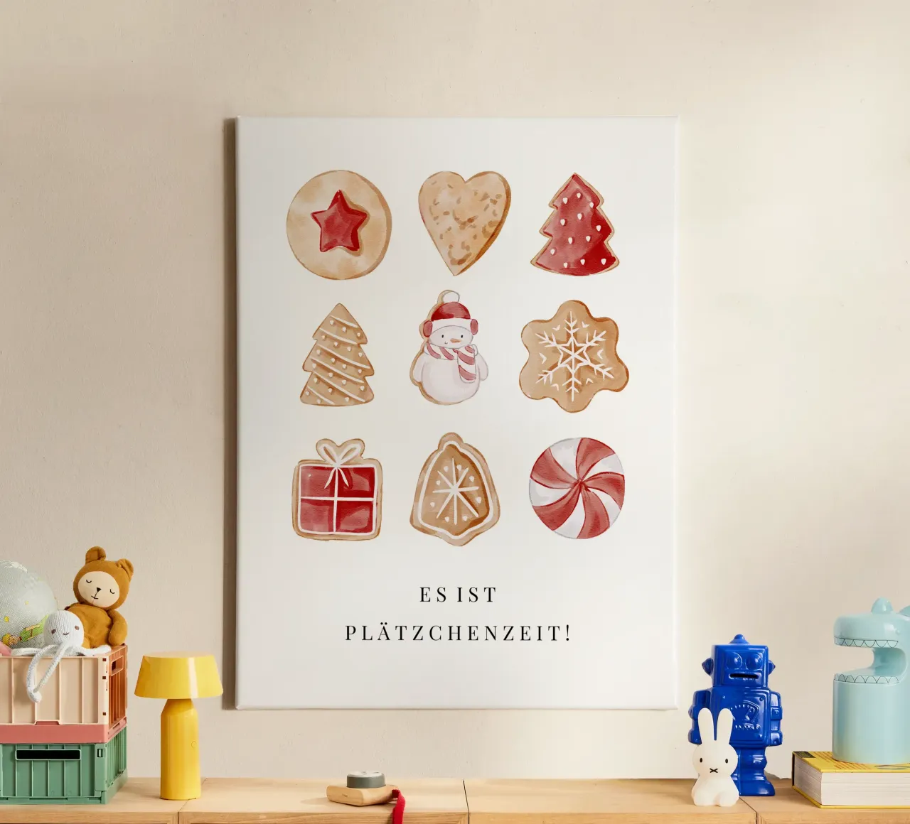 Plätzchen canvas by Kartenliebe