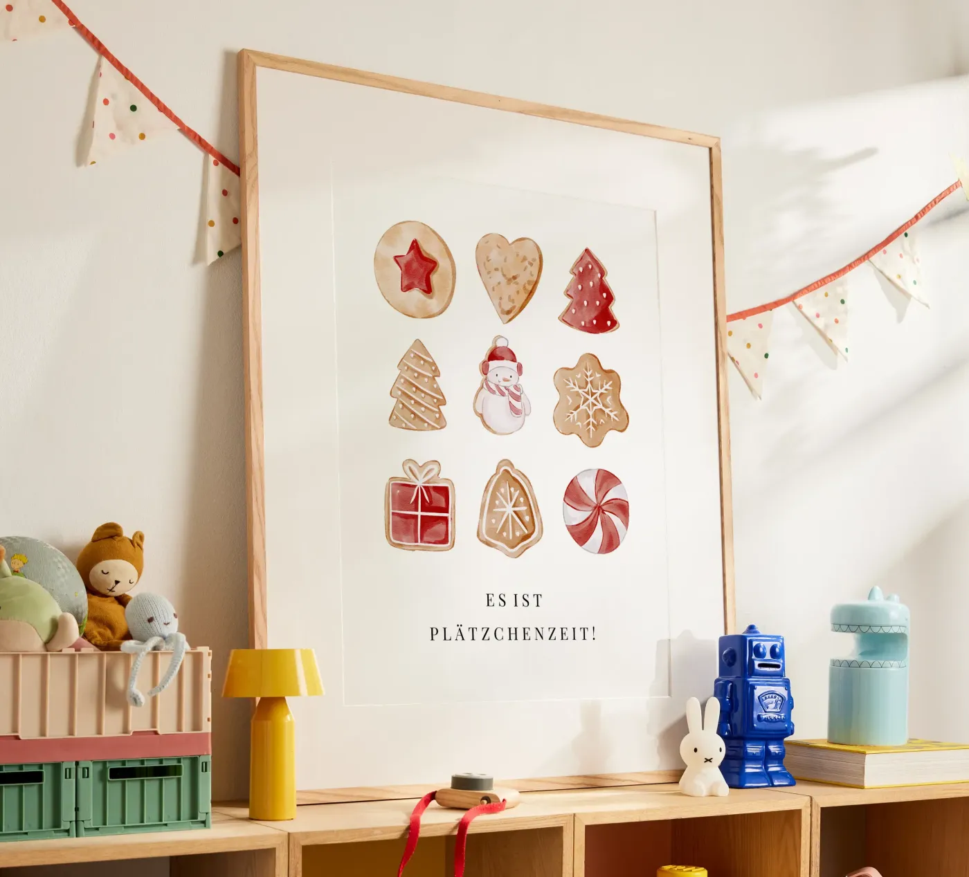 Plätzchen Poster von Kartenliebe