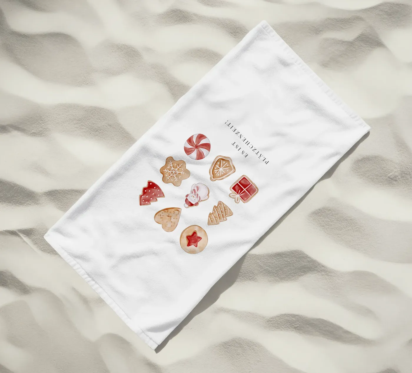 Plätzchen Strandtuch von Kartenliebe