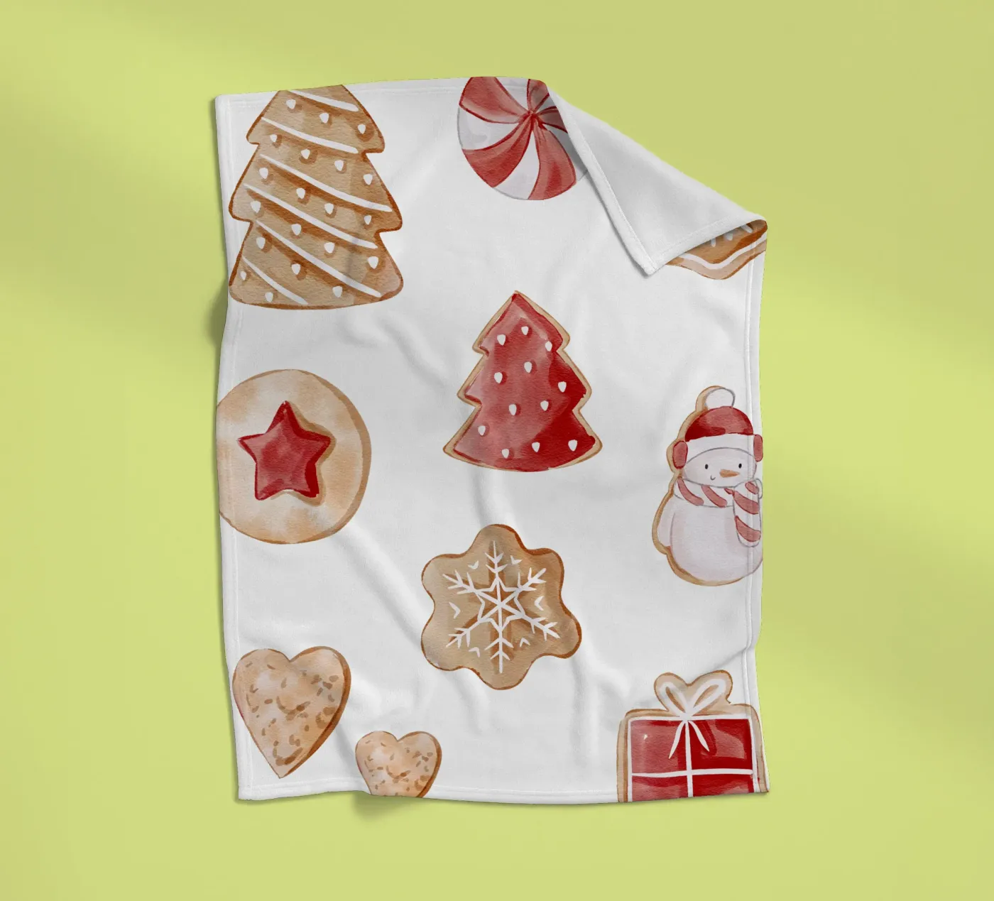 Plätzchen fleece blanket by Kartenliebe