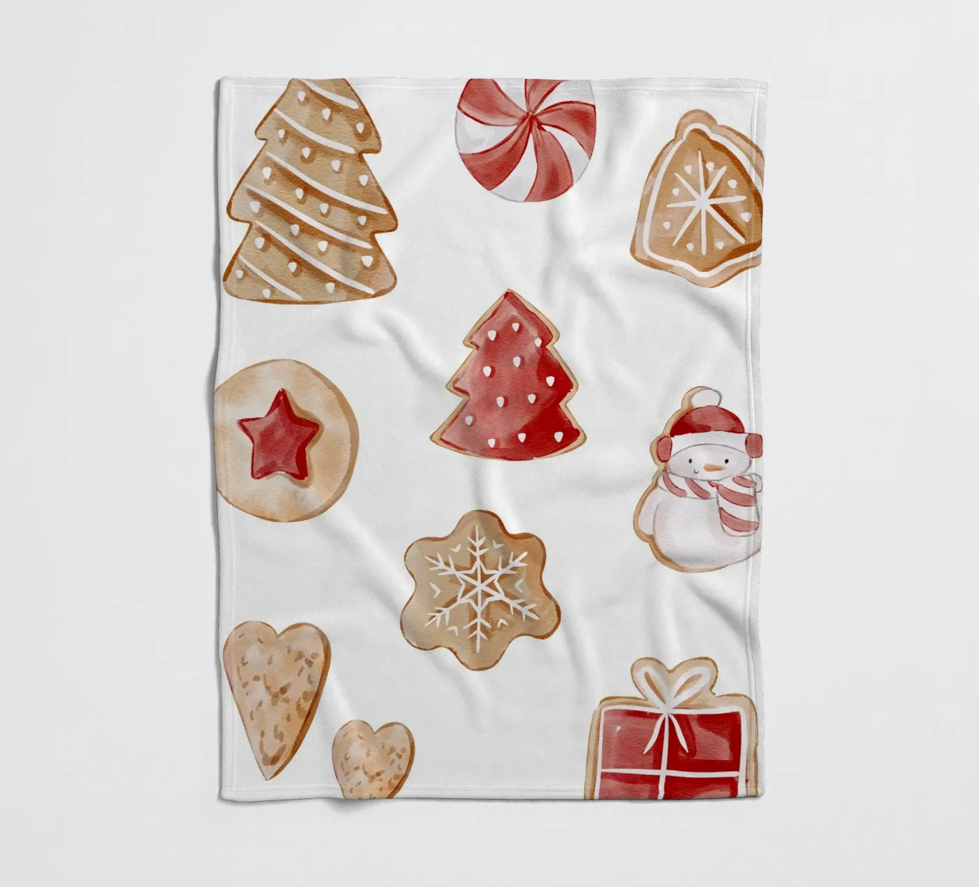 Plätzchen fleece blanket by Kartenliebe