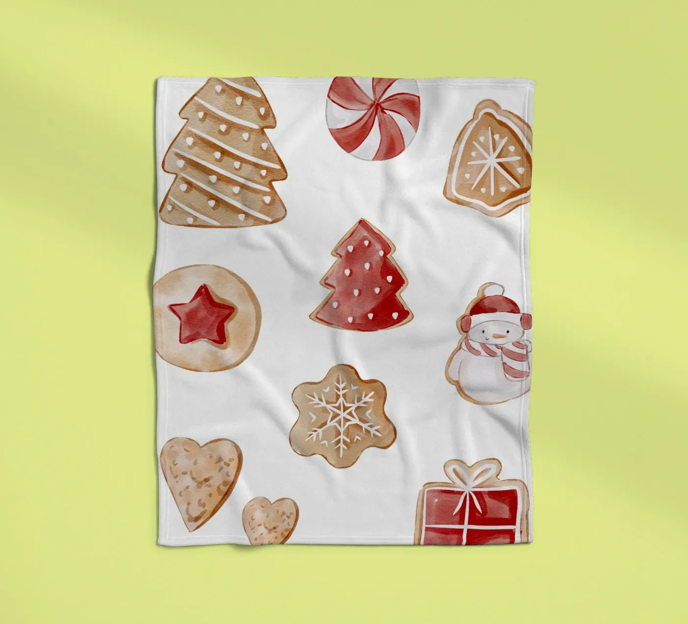 Plätzchen fleece blanket by Kartenliebe