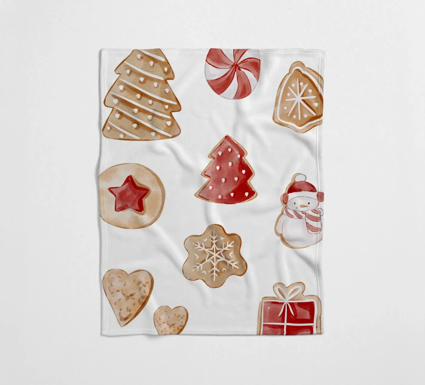 Plätzchen fleece blanket by Kartenliebe