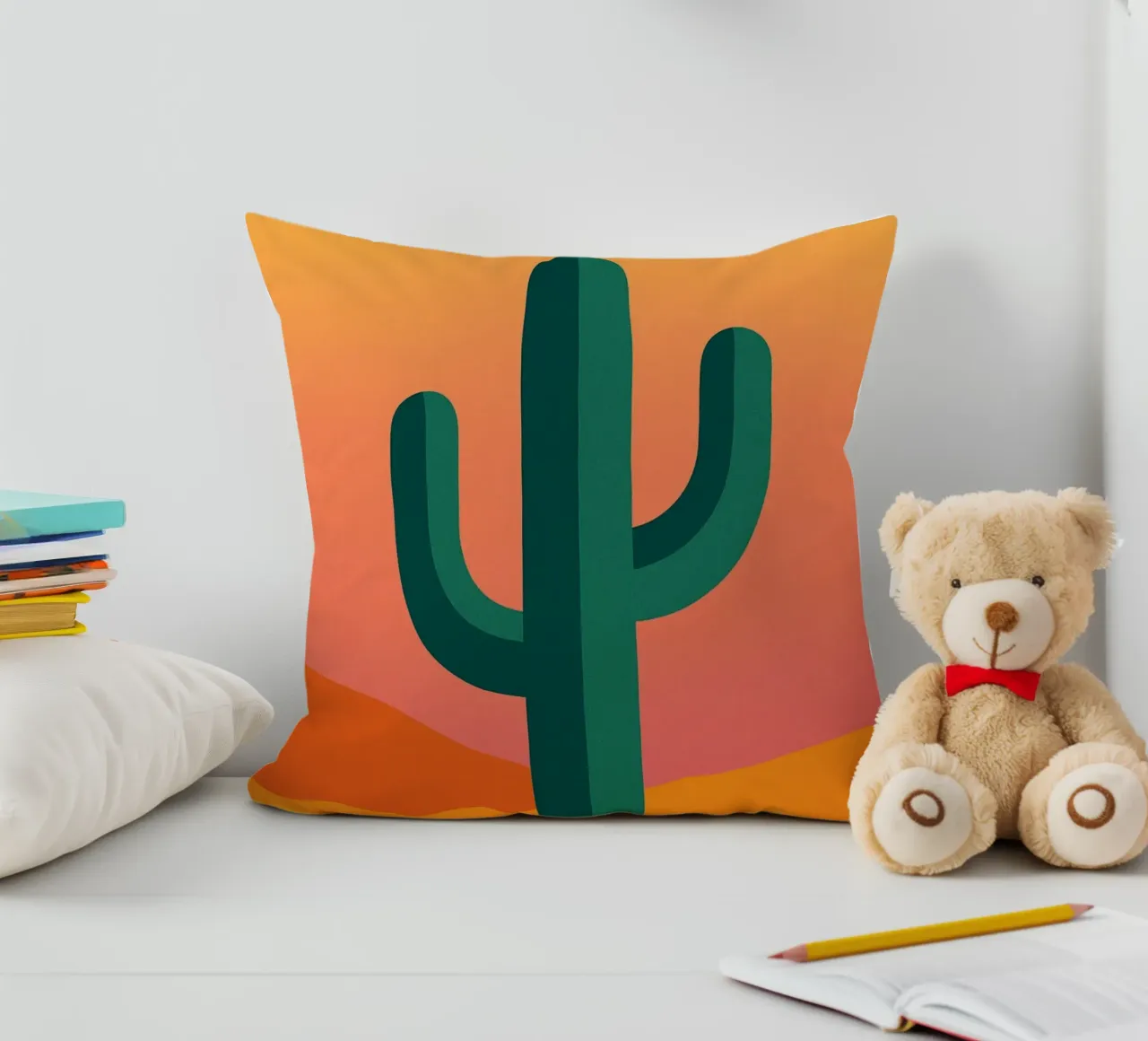 CACTUS - Il potere grafico del deserto cuscino da JETLAG | affiches voyage