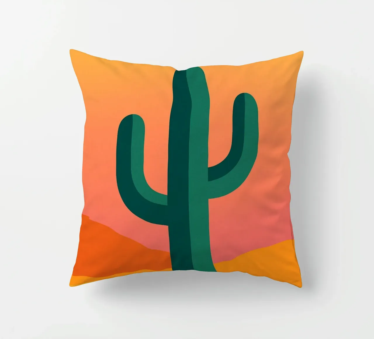 CACTUS - Il potere grafico del deserto cuscino da JETLAG | affiches voyage