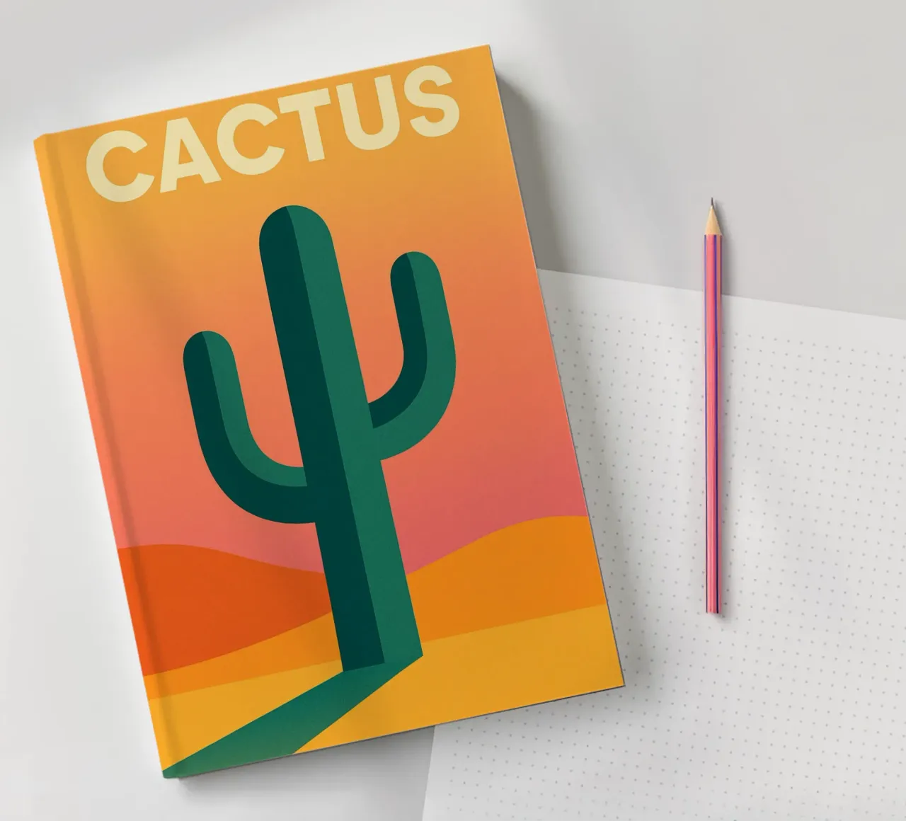 CACTUS - The graphic power of the desert notebook by JETLAG | affiches voyage