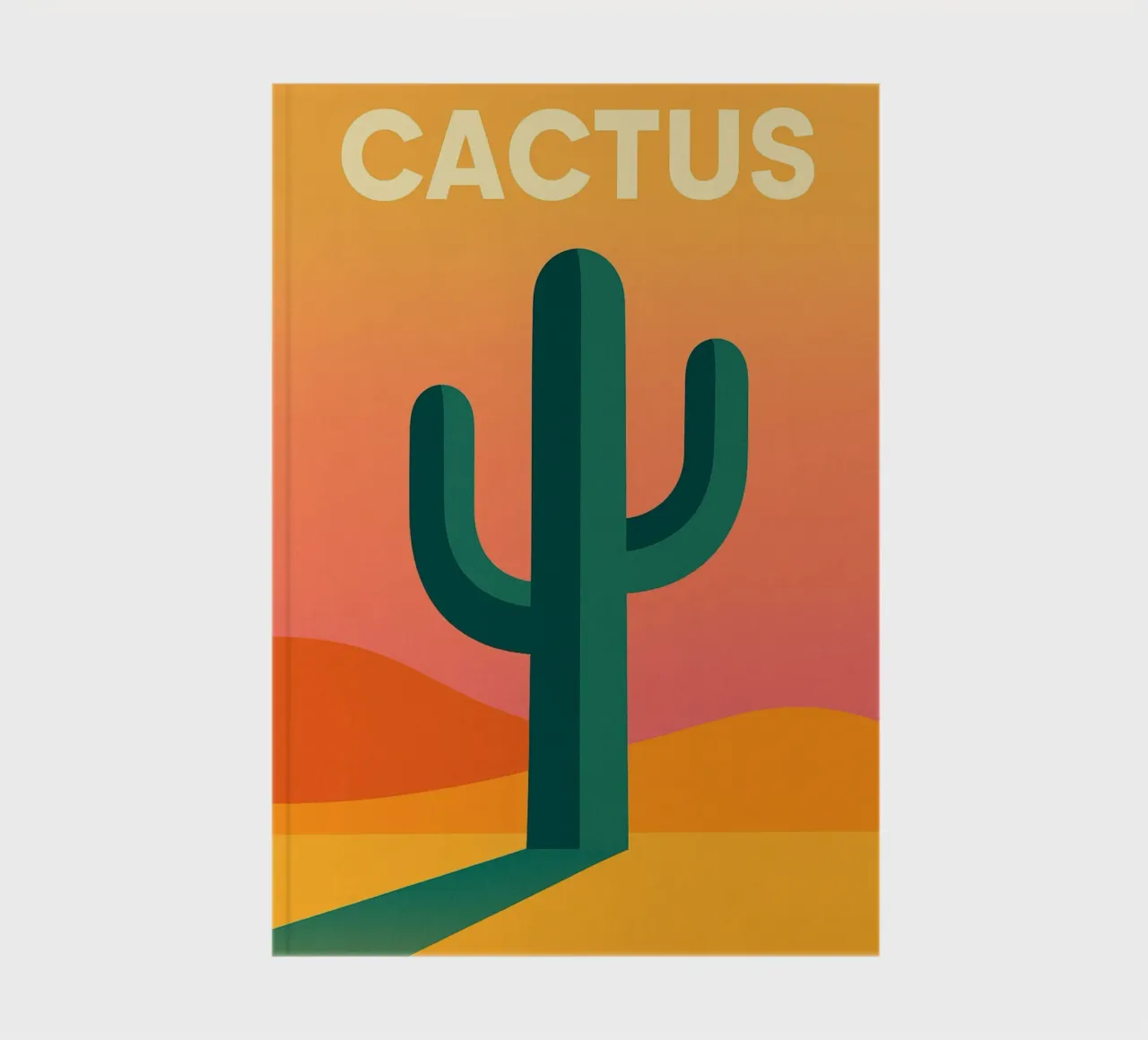 CACTUS - The graphic power of the desert notebook by JETLAG | affiches voyage