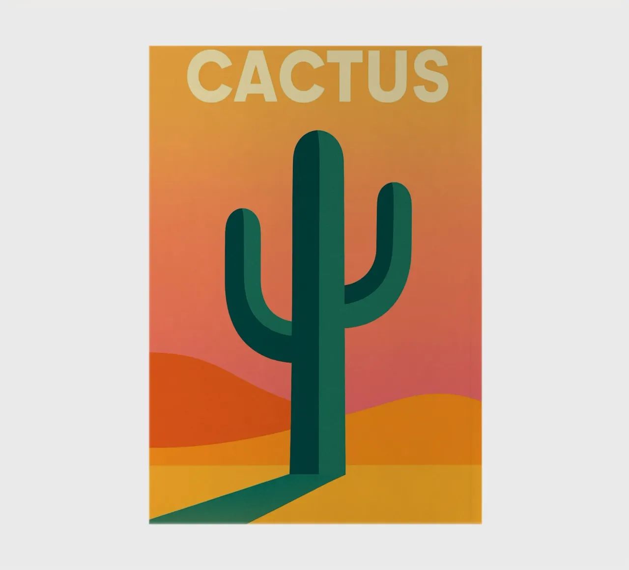 CACTUS - The graphic power of the desert notebook by JETLAG | affiches voyage