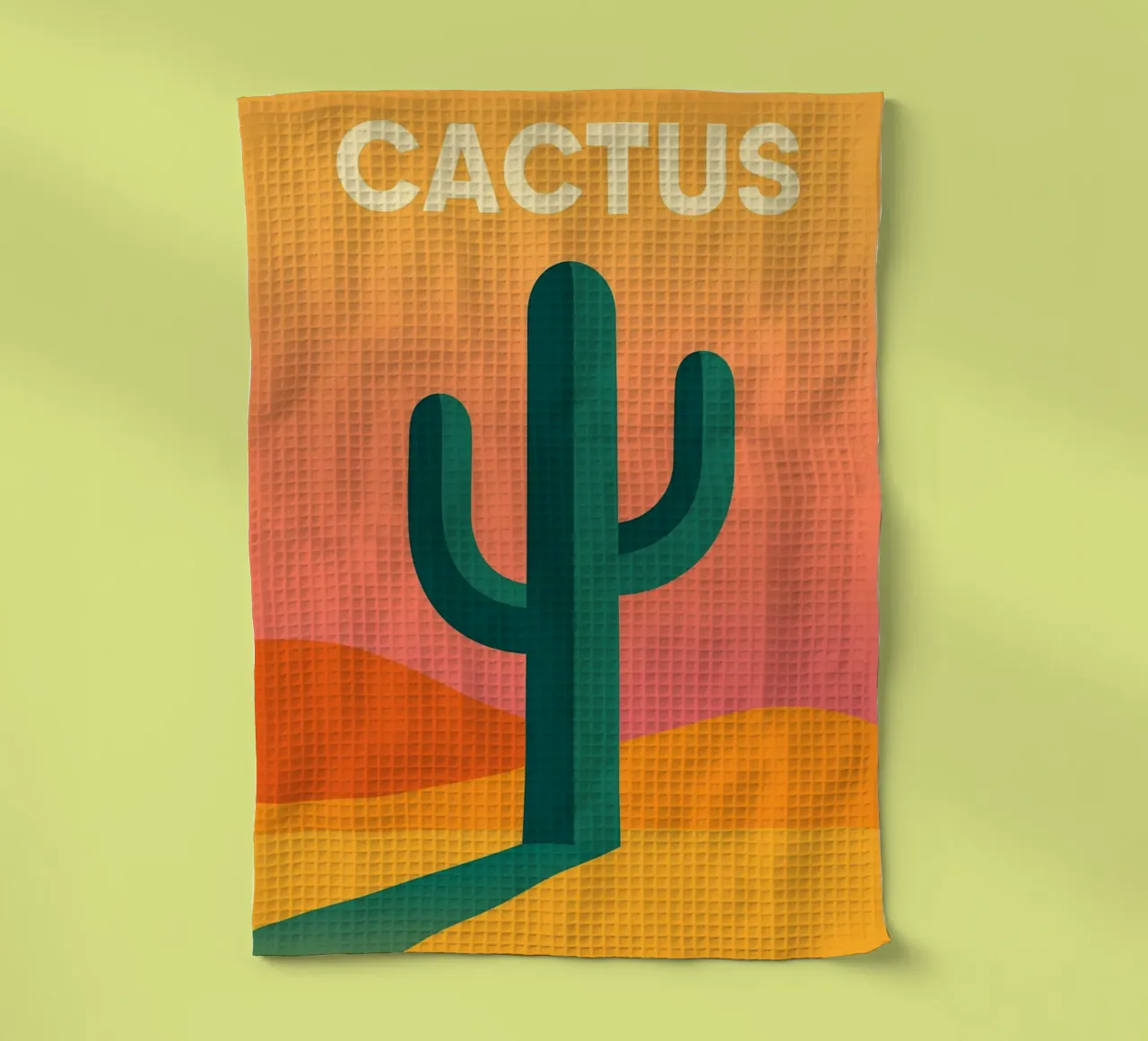 CACTUS – La force graphique du désert torchon de JETLAG | affiches voyage
