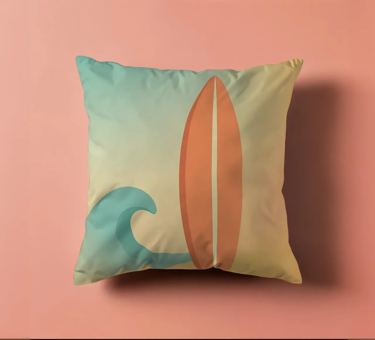 ANGLET - Surf e sabbia soffice cuscino da JETLAG | affiches voyage