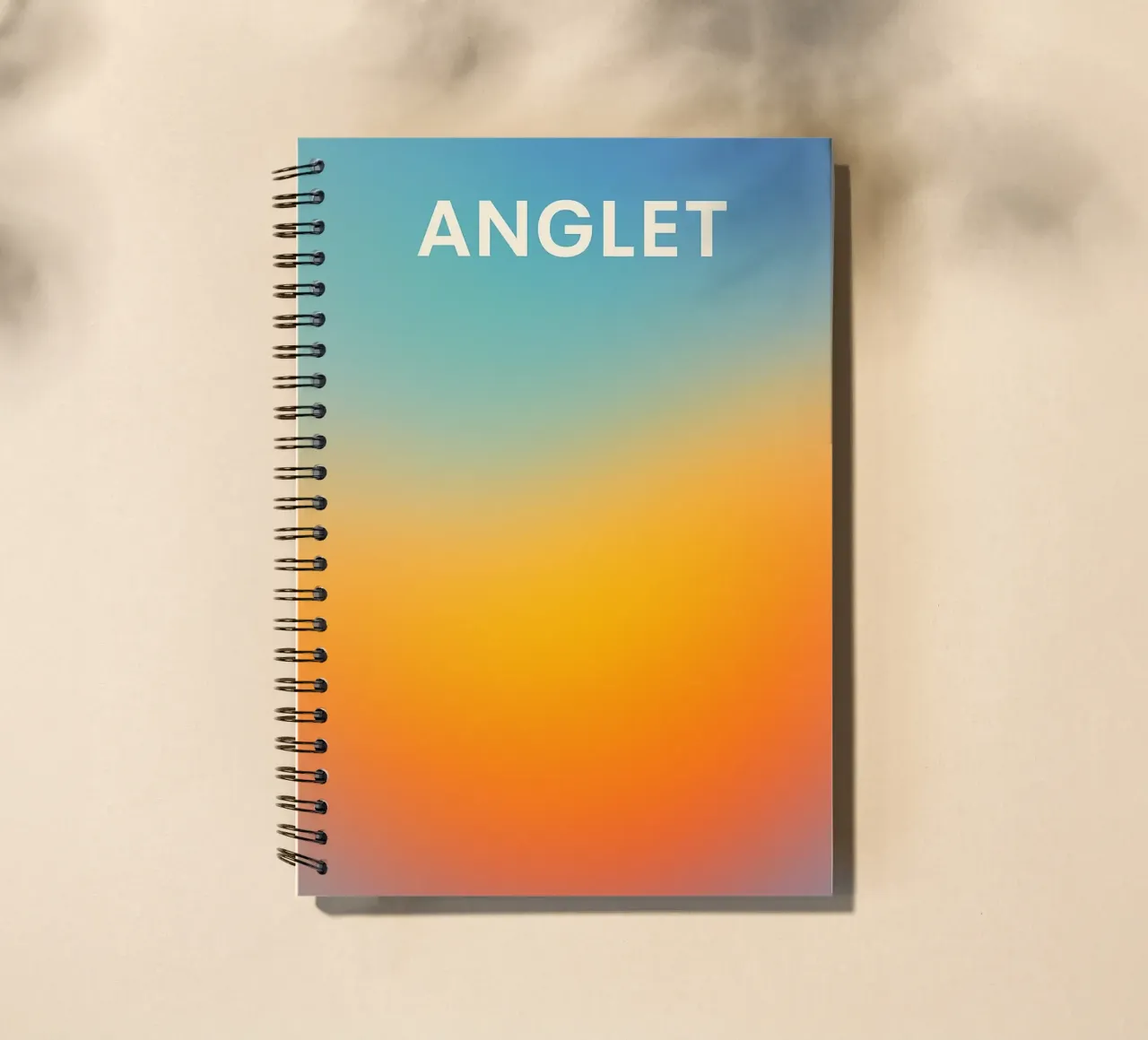 ANGLET - The gradient of a dreamy Basque coastline spiral notebook by JETLAG | affiches voyage