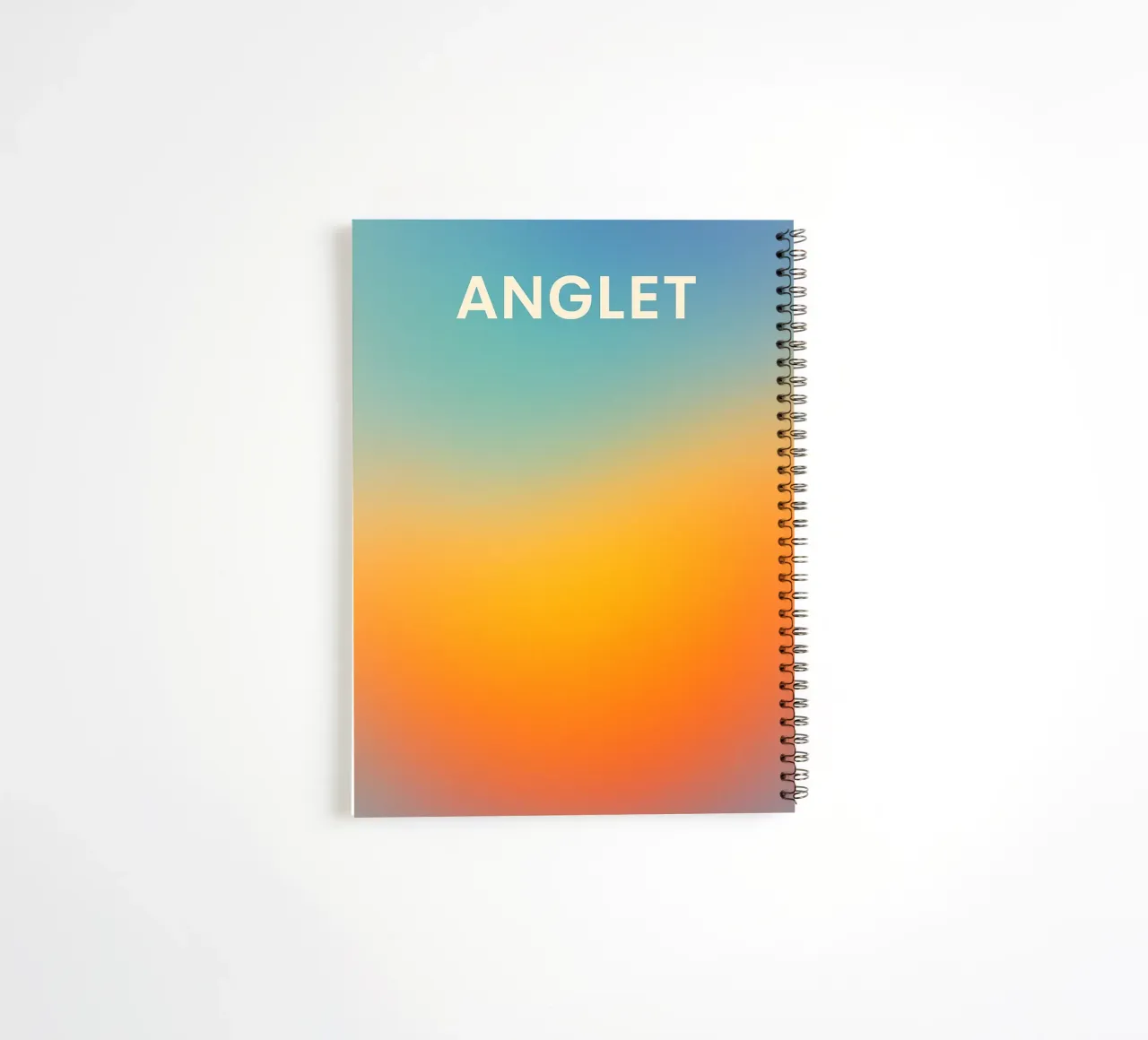 ANGLET - The gradient of a dreamy Basque coastline spiral notebook by JETLAG | affiches voyage