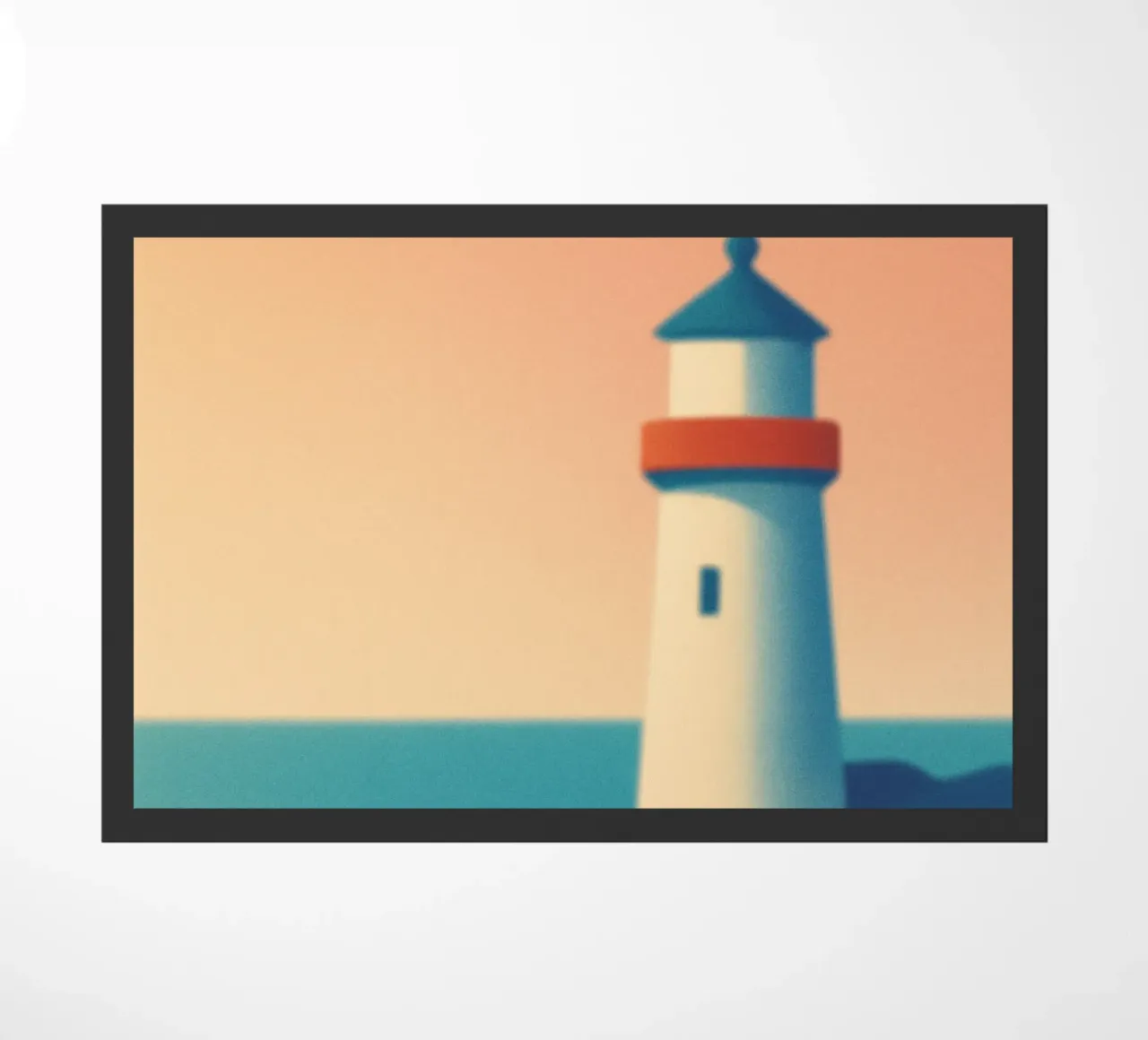 ÎLE D'YEU - The lighthouse at the end of the world doormat by JETLAG | affiches voyage
