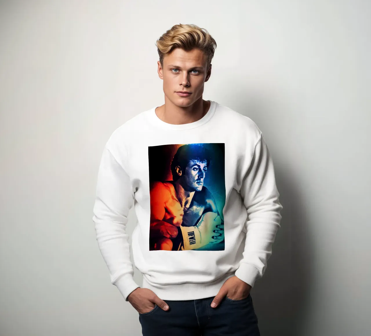 Sylvester Stallone felpa da Lembayung art