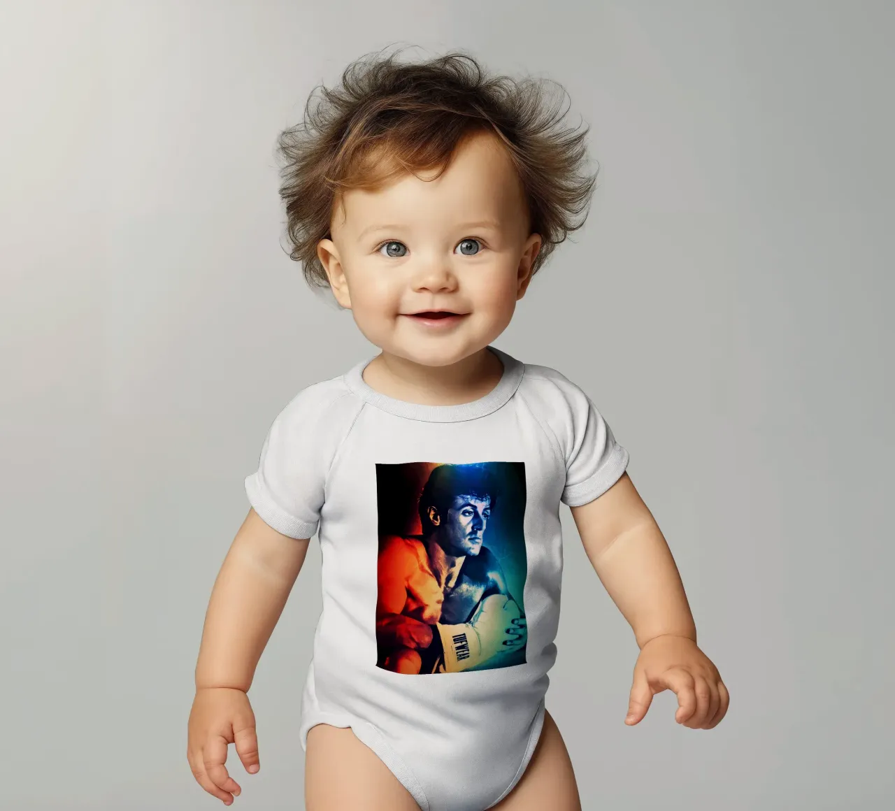 Sylvester Stallone body neonato maniche corte da Lembayung art