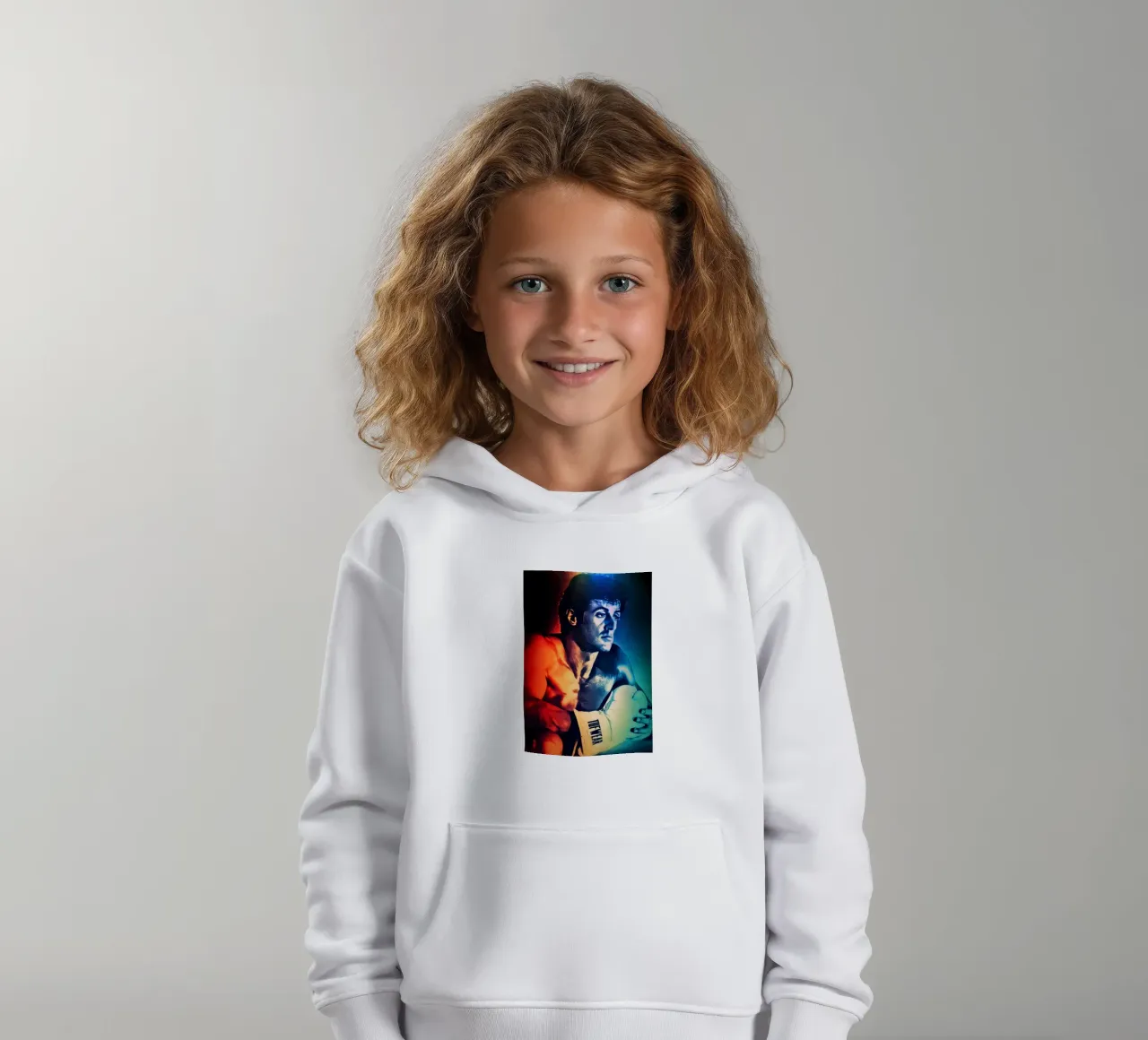 Sylvester Stallone felpa bambino con cappuccio da Lembayung art