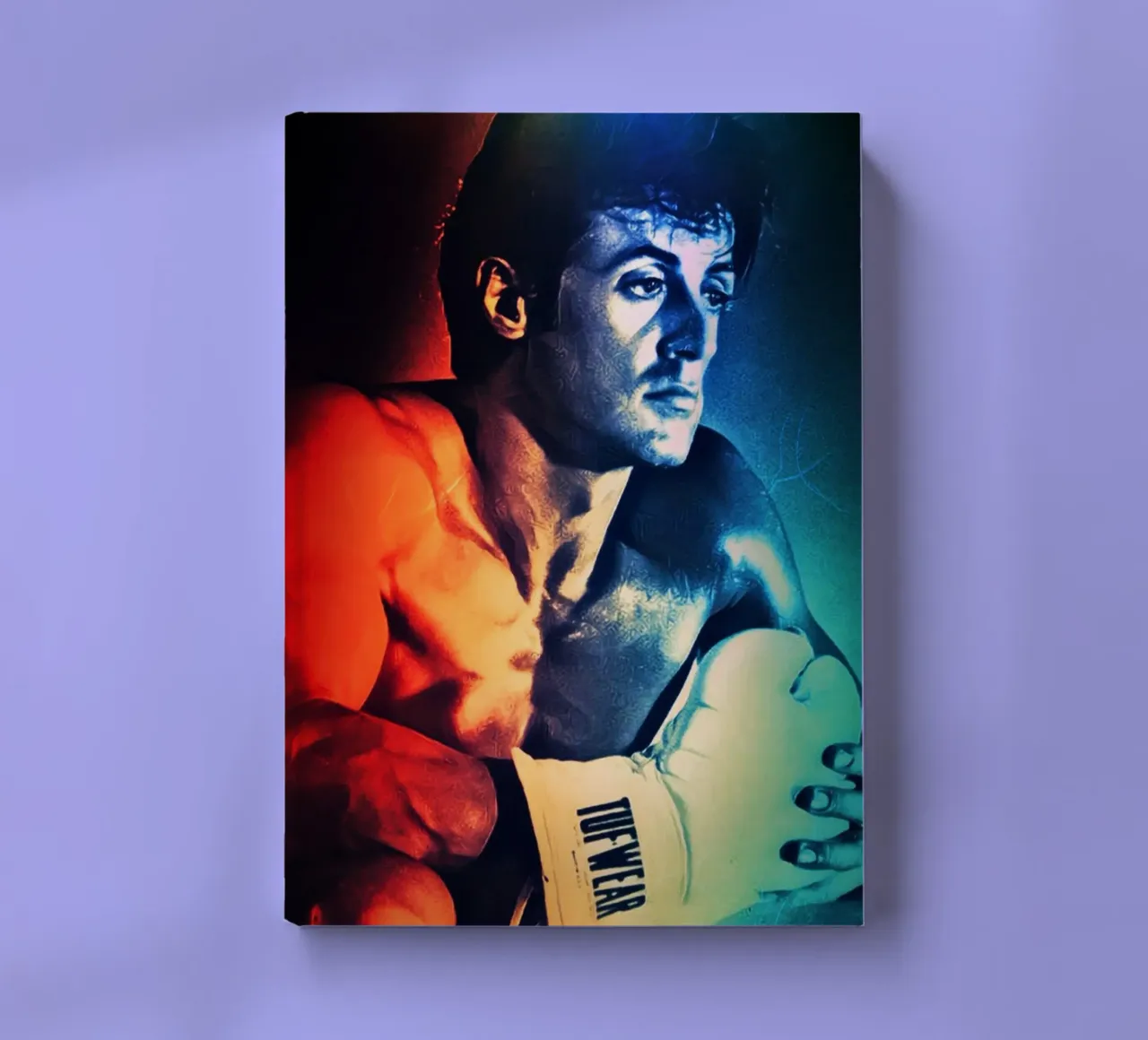 Sylvester Stallone notebook by Lembayung art