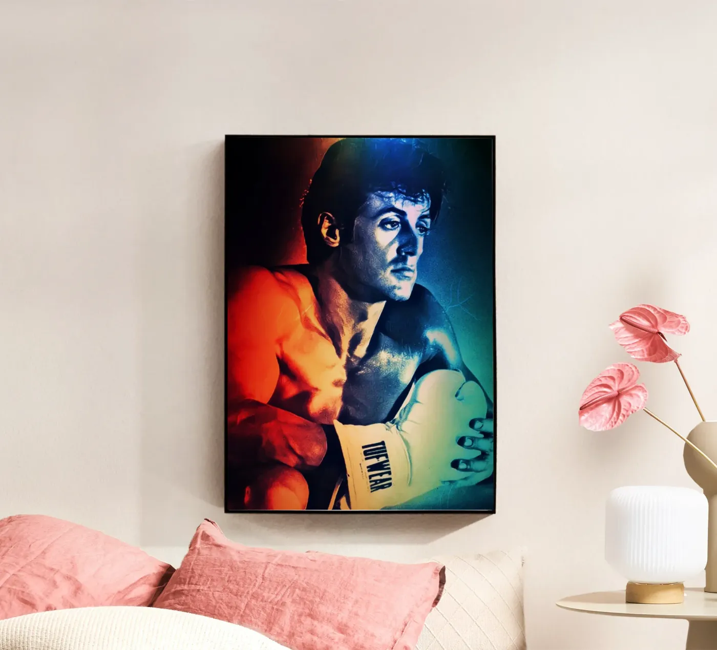 Sylvester Stallone plexiglass da Lembayung art