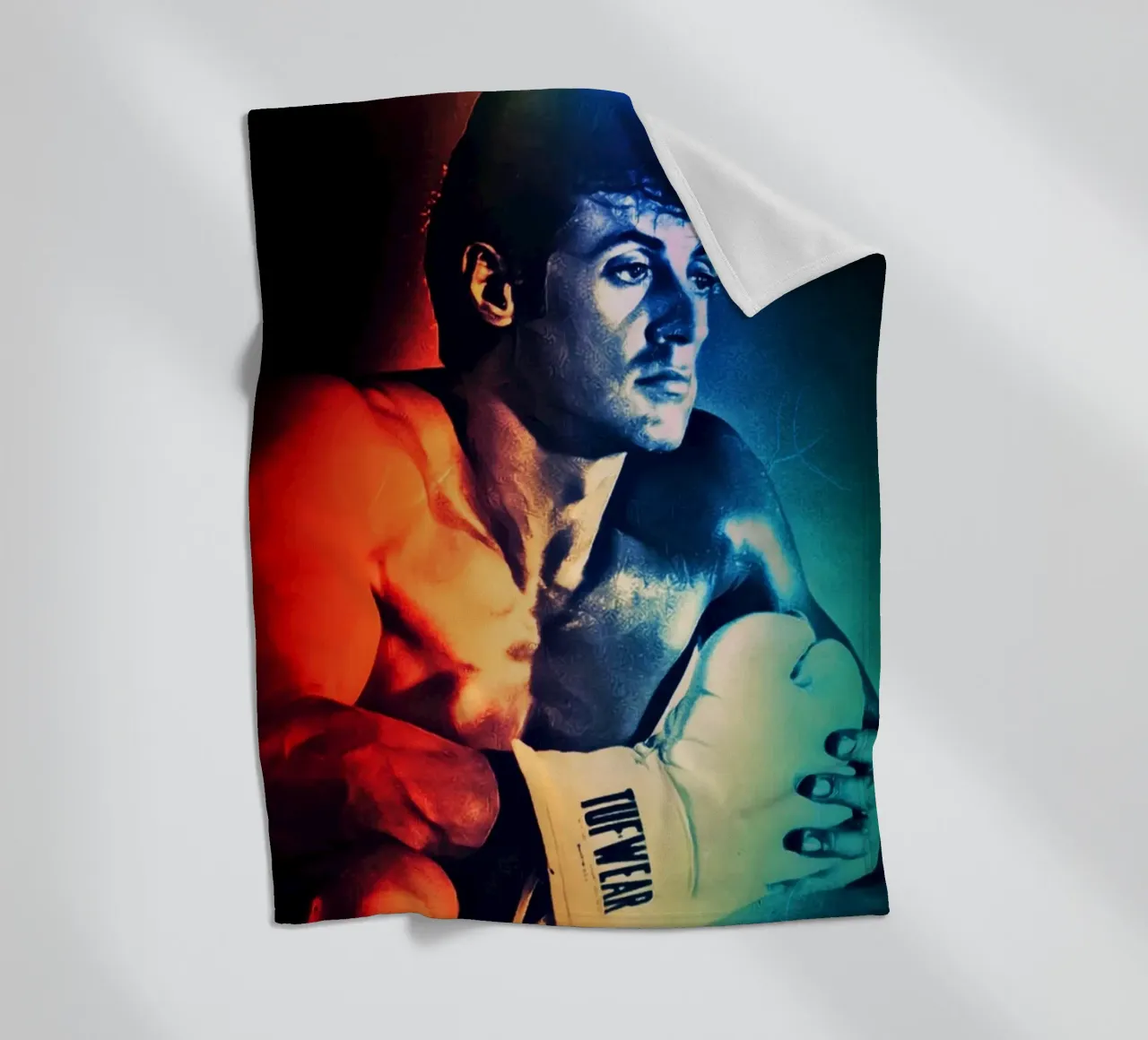 Sylvester Stallone coperta in pile da Lembayung art