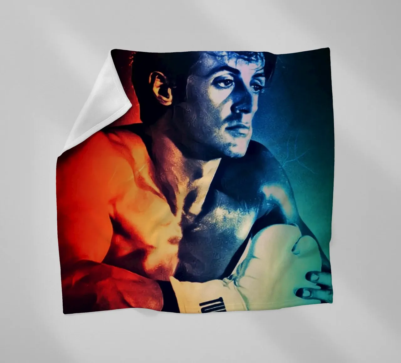 Sylvester Stallone coperta in pile da Lembayung art
