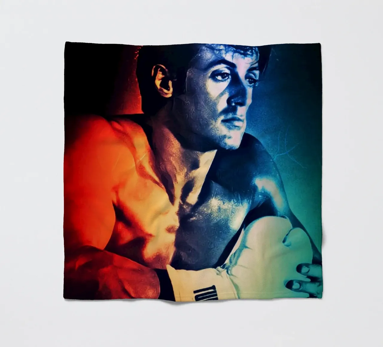 Sylvester Stallone coperta in pile da Lembayung art