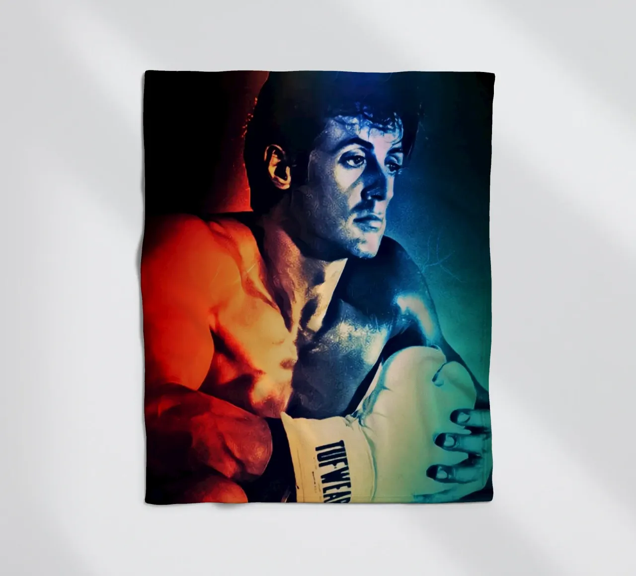 Sylvester Stallone coperta in pile da Lembayung art