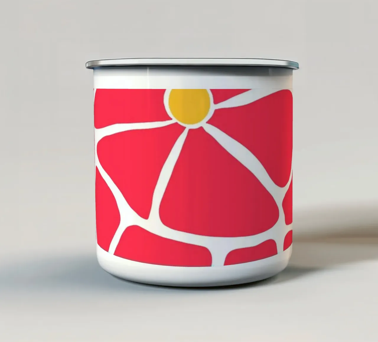 Flower Power tazza in smalto da Marosie