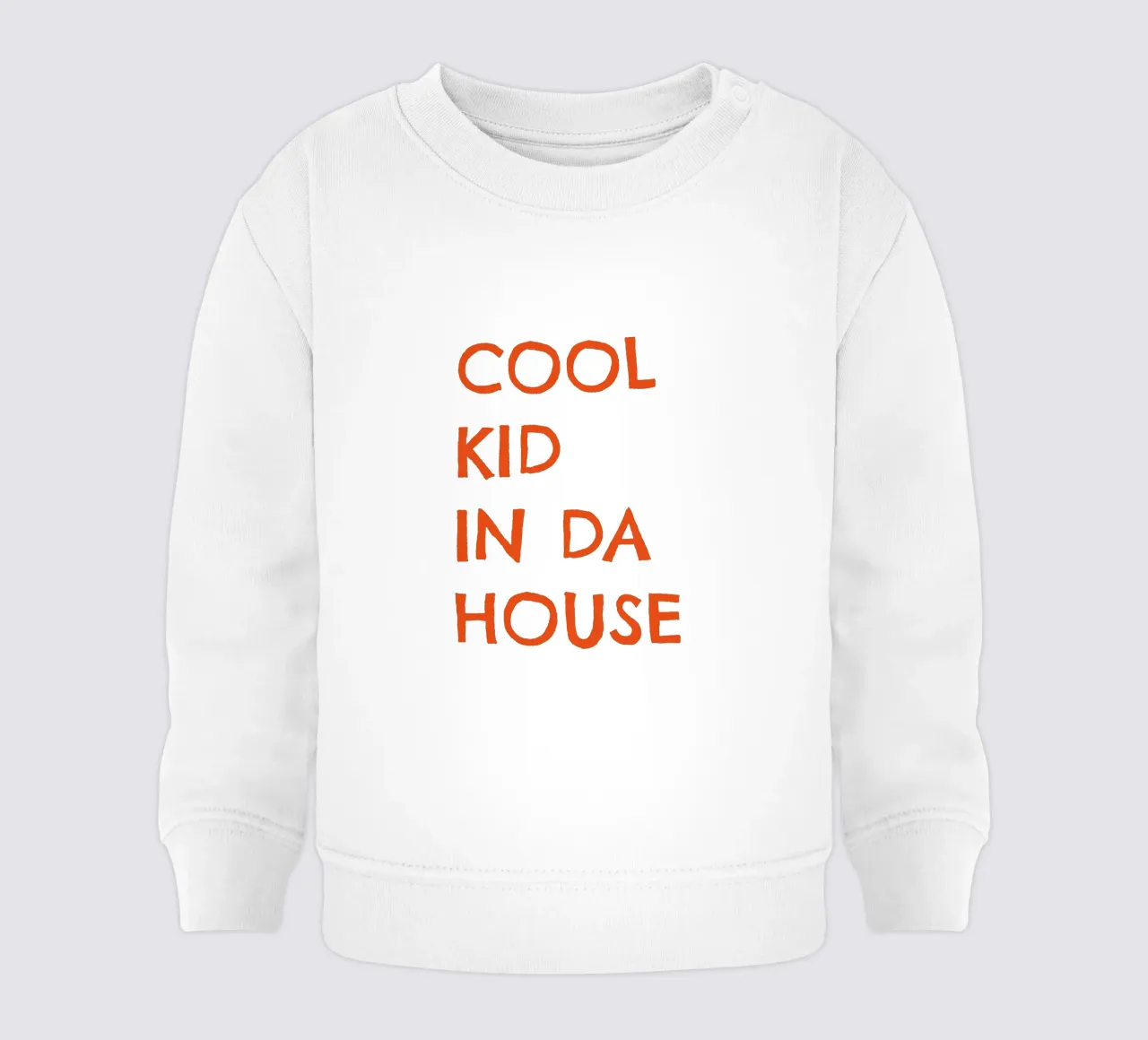 Cool kid in da house felpa neonato da Fraysein Design