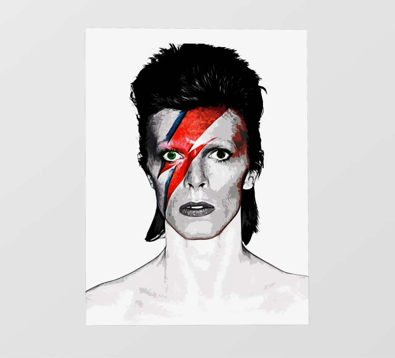 David Bowie 14 Art pvc cover by music soul