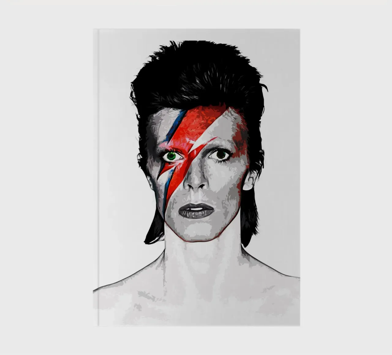 David Bowie 14 Art notebook by music soul