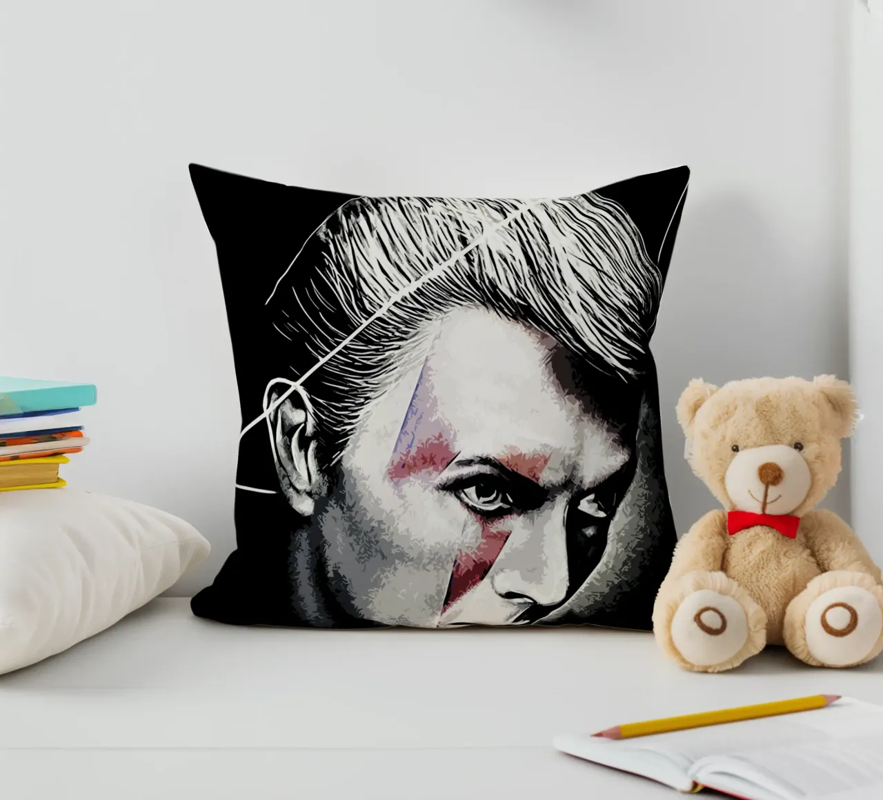 David Bowie 6 Kunst Kissen von music soul