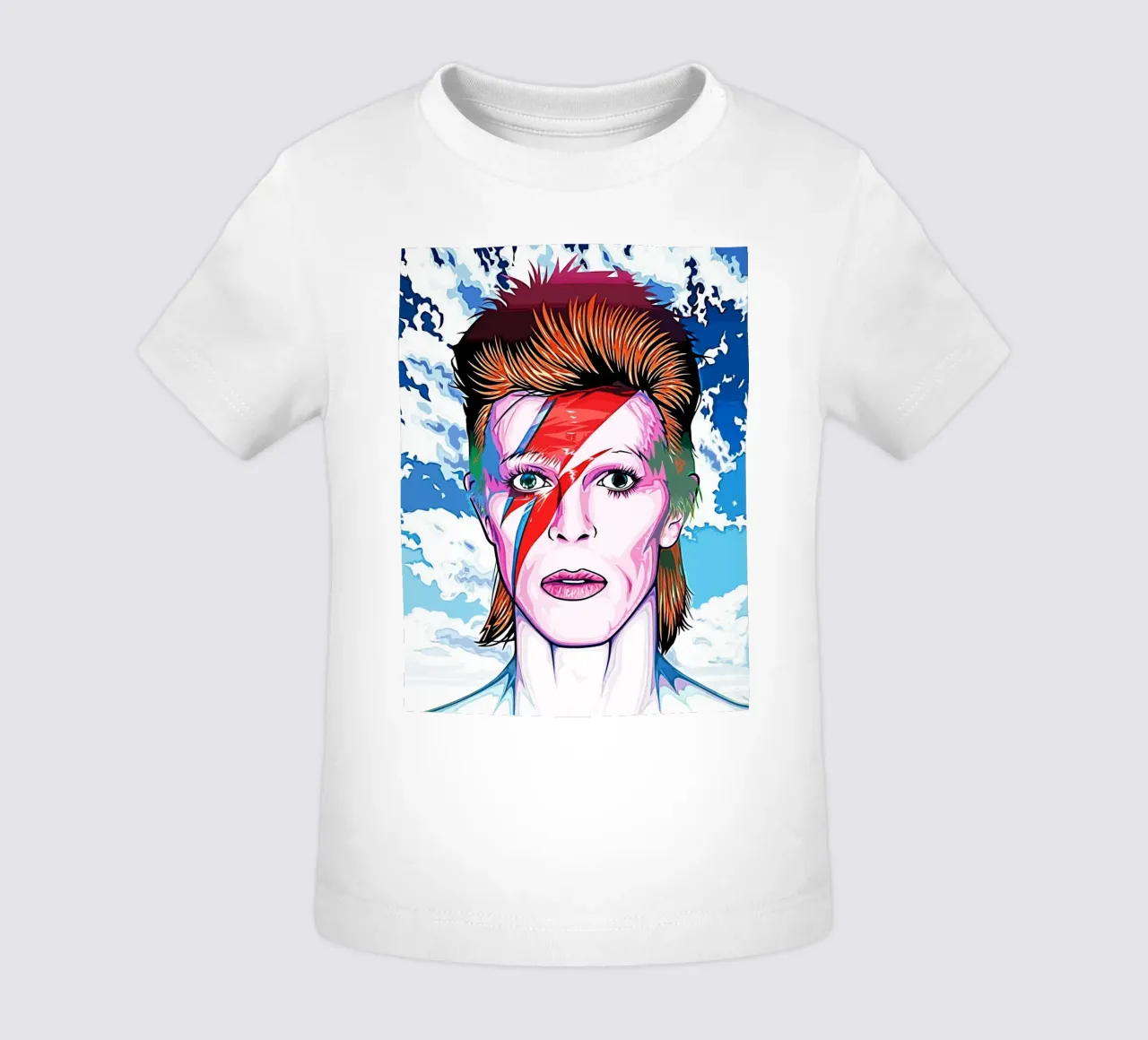 David Bowie 12 Arte maglietta neonato da music soul