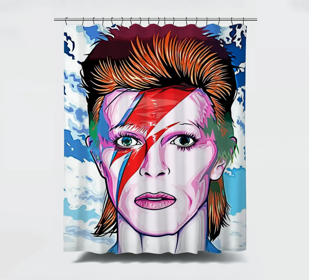 David Bowie 12 Art Duschvorhang von music soul