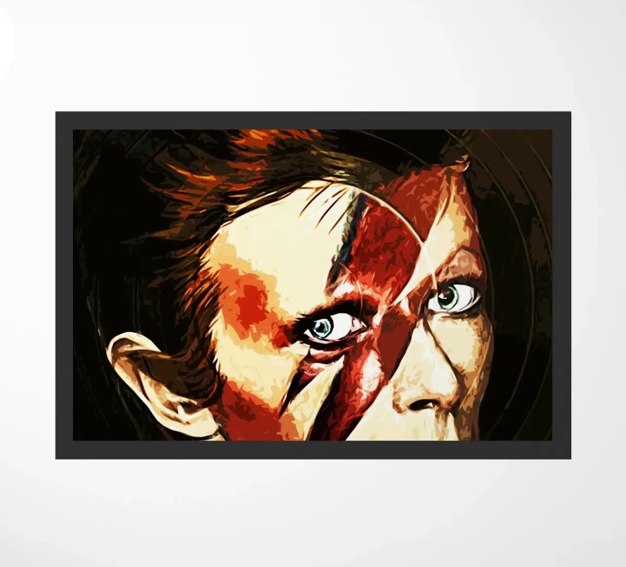 David Bowie 9 Kunst Fußmatte von music soul