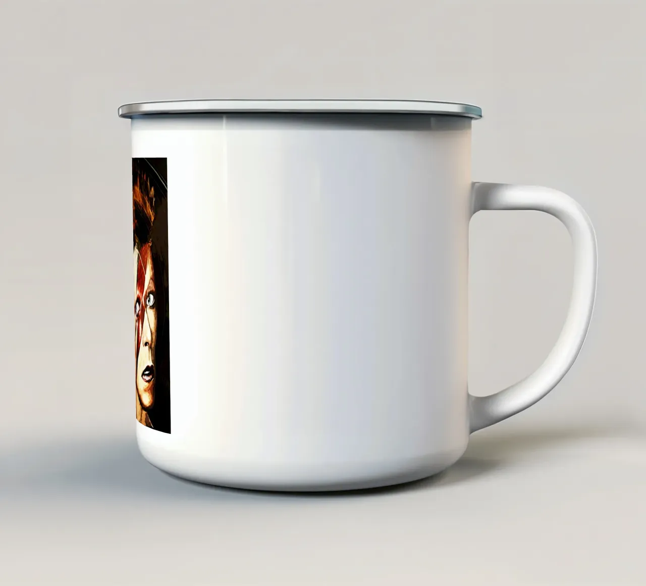 David Bowie 9 Arte tazza in smalto da music soul